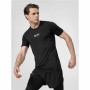 Camiseta 4F Run Negro Hombre