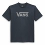 Camiseta de Manga Corta Vans Checkered Azul Hombre