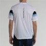 Camiseta Bullpadel Aguzo Blanco Hombre