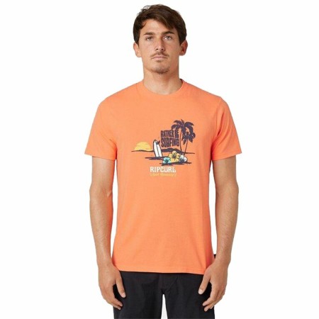 Chemisette Rip Curl Framed Orange Homme