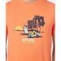 Camiseta Rip Curl Framed Naranja Hombre