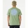 Camiseta Rip Curl Wetsuit Icon Cian Hombre