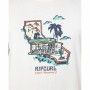 Camiseta Rip Curl Framed Blanco Hombre