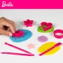 Jeu Créatif de Pâte à modeler Barbie Fashion Poupée défilé de mode 16 Pièces