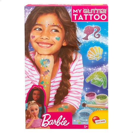 Tatouages Temporaires Barbie My Glitter Tattoo Paillettes 20 Pièces