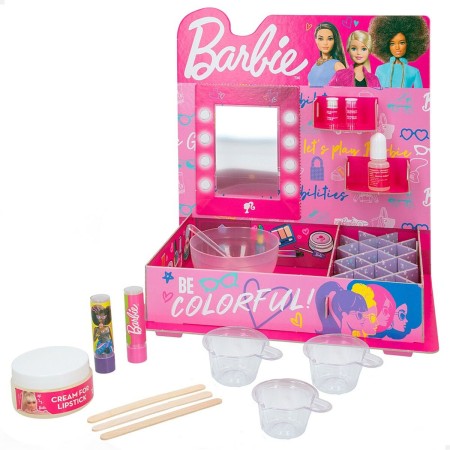 Kit para crear Maquillaje Barbie Studio Color Change Pintalabios 15 Piezas