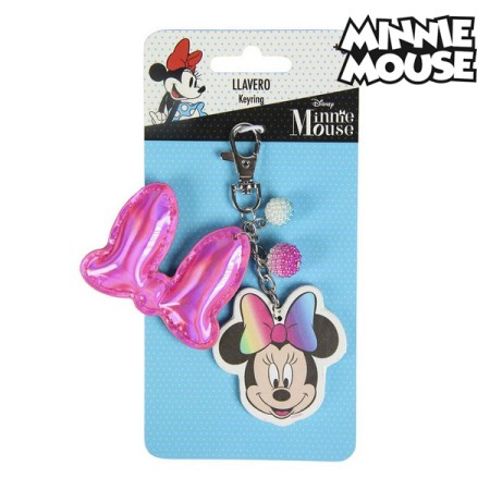 Porte-clés 3D Minnie Mouse 74130 Rose