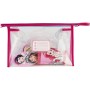 Trousse de Toilette avec Accessoires Princesses Disney 4 Pièces Rose (23 x 16 x 7 cm)