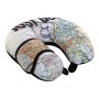 Cojín Cervical DKD Home Decor Just Go De viaje (30 x 30 x 8.5 cm) (2 pcs)