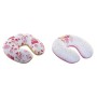 Coussin Cervical DKD Home Decor Rose Polyester Spandex (30 x 30 x 8 cm) (2 pcs)