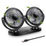 Mini Ventilateur Portable USB 360º Noir (Refurbished A+)