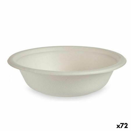 Set de Bols Compostable Blanc 15 x 5 x 15 cm (72 Unités)