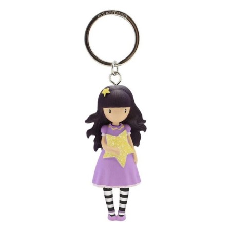Porte-clés Gorjuss Catch a Falling Star Violet