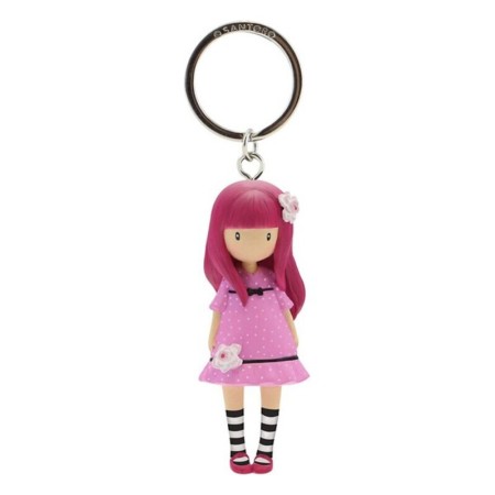 Llavero Gorjuss Cherry Blossom Turquesa