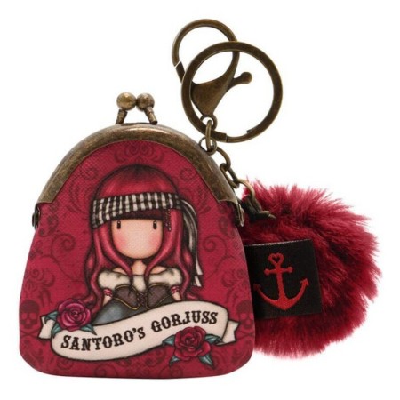 Porte-clés Porte-monnaie Gorjuss Mary Rose Noir Bordeaux Jeunes