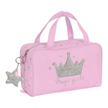 Neceser Infantil Moos Magic girls Rosa (31 x 14 x 19 cm)