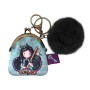 Porte-clés Porte-monnaie Gorjuss Curiosity Noir Vert Pompon
