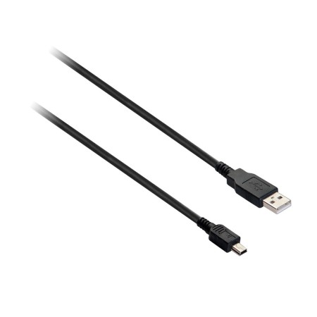 Cable USB 2.0 A a Mini USB B V7 V7E2USBAMIB-1.8M   USB A Negro