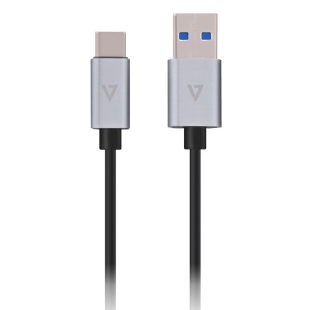 Câble USB A vers USB C V7 V7U3.1C-1M-ALUGR-1EC Aluminium