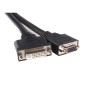 Cable DMS-59 a DVI-D y VGA Startech DMSDVIVGA1      20 cm Negro