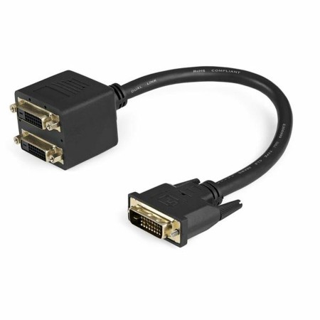 Câble Vidéo Numérique DVI-D Startech DVISPL1DD      Noir 0,3 m