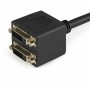 Câble Vidéo Numérique DVI-D Startech DVISPL1DD      Noir 0,3 m