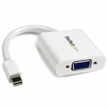 Adaptador Mini DisplayPort a VGA Startech MDP2VGAW Blanco Negro 0,12 m