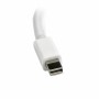 Adaptateur Mini DisplayPort vers VGA Startech MDP2VGAW Blanc Noir 0,12 m