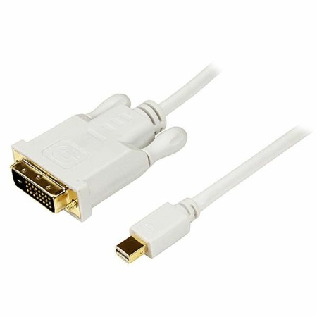 Adaptador Mini DisplayPort a DVI Startech MDP2DVIMM3W     Blanco 90 cm 0,9 m