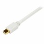 Adaptador Mini DisplayPort a DVI Startech MDP2DVIMM3W     Blanco 90 cm 0,9 m