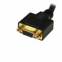 Câble DVI-I vers DVI-D et VGA Startech DVI92030202L     Noir 0,2 m