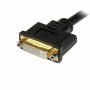 Câble DVI-I vers DVI-D et VGA Startech DVI92030202L     Noir 0,2 m