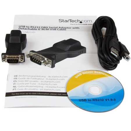 Adaptateur USB vers RS232 Startech ICUSB232D      Noir