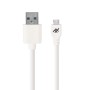 Cable Micro USB a USB Zagg 409903211      USB A Blanco