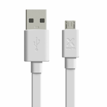 Cable USB a micro USB Shine Inline CF020 3 m Blanco