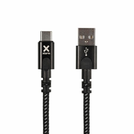 Cable USB A a USB C CX2061 Negro