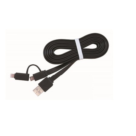 Cable USB a Micro USB y Lightning GEMBIRD CA1932065 (1 m)