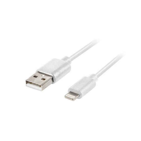 Câble USB vers Lightning Lanberg Blanc