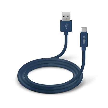 Câble USB A 2.0 vers USB C SBS TECABLPOLOTYPECB Bleu