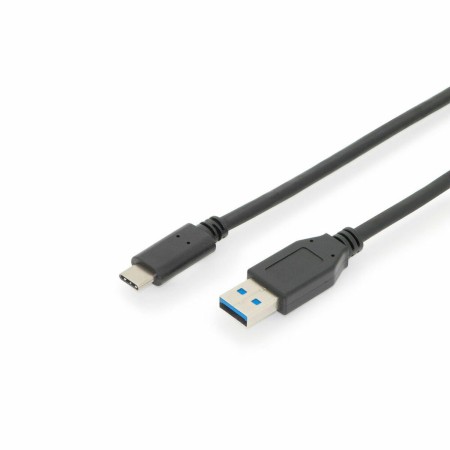 Cable USB A a USB C Digitus 3.1 CE SW 10 GB/s Negro 1 m