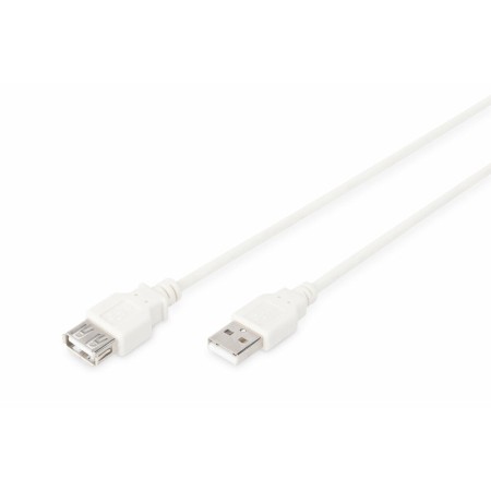 Cable USB a micro USB Digitus AK-300202-018-E 1,8 m Beige