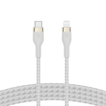 Cable USB-C a Lightning Belkin CAA011BT1MWH 1 m Blanco