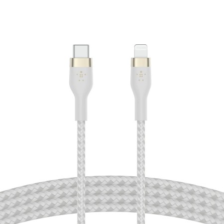 Cable USB-C a Lightning Belkin CAA011BT2MWH 2 m Blanco