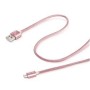 Câble Micro USB Celly USBMICROTEXRG Rose 1 m