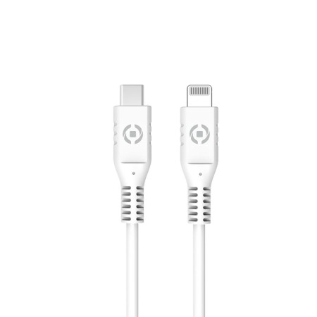 Câble USB-C vers Lightning Celly Blanc 1 m