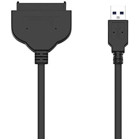 Adaptador USB a SATA para Disco Duro Unotec 28.0106.01.00 Negro 15 cm