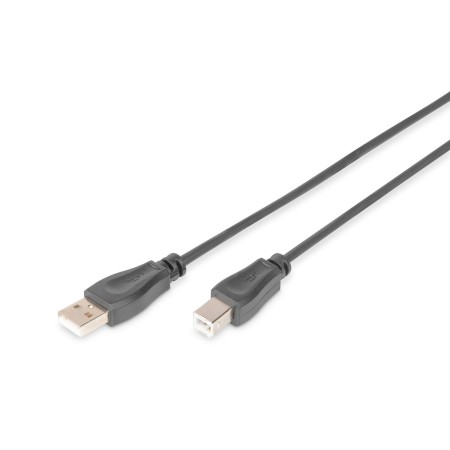 Cable USB A a USB B Digitus AK-300105-030-S 3 m Negro