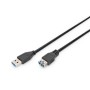 Cable Alargador USB Digitus AK-300203-018-S Negro 1,8 m