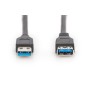 Cable Alargador USB Digitus AK-300203-018-S Negro 1,8 m