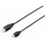 Cable USB a Mini USB Equip 128521 Negro 1,8 m